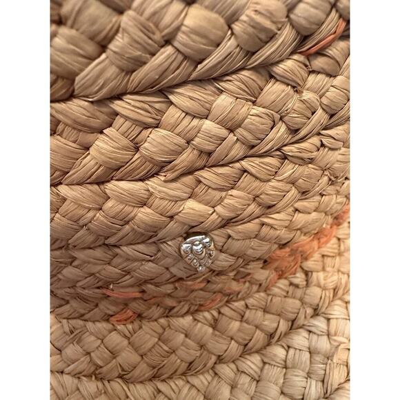 Helen Kaminski Contrasting Wide Braided Bucket Hat Natural $348 NWT main image 10